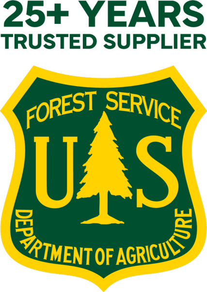 25+ years Trusted supplier for U.S. Forest Service
